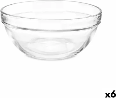 Obrázek produktu pro Mísa na míchání vivalto 76760 transparentní sklo 14 x 6,5 x 14 cm 6 ks.