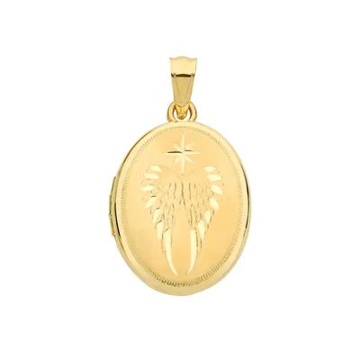 Produktbild von Modernes 9 Karat (375) Gold Damen - Medaillon - 29mm*17mm; TRS28046