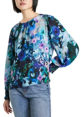 Immagine prodotto di Desigual Blus Cairo Rep Camicetta da donna con stampa floreale colorata a maniche lunghe - XS