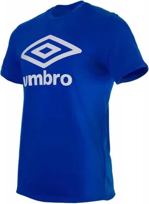 Image de Umbro Football Wardrobe Large Logo T-shirt à manches courtes Bleu L Homme Bleu L