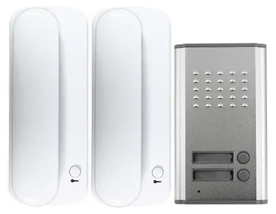 Zdjęcie produktu dla Zestaw domofonu audio 2x4F Commel