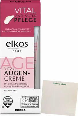 Produktbild von Elkos Face Vital Augencreme (15ml Packung) + usy Block