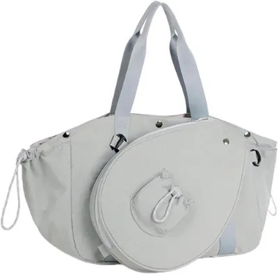 Produktbild von Sporttasche – Reisetasche – Sport und Reisen – Wasserdichtes Nylon – 40x23x30 cm – Grau