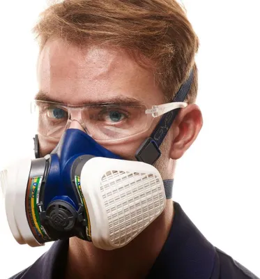 Produktbild von Famanu Atemschutzmaske ABEK1P3 Filter für verschiedene Gase, Dämpfe und Staub M-L - Atemschutz