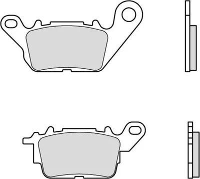Produktbild von BREMBO Bremsbelagsatz CC 07113CC organisch für YAMAHA