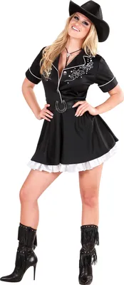 Produktbild von WIDMANN S.R.L. Rodeo Girl, Größe S Kleid mit Unterrock, Gürtel