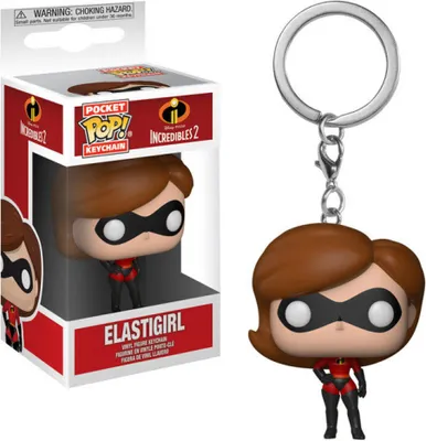 Produktbild von Die Unglaublichen 2 - Elastigirl - Schlüsselanhänger Funko Pocket POP! Keychain