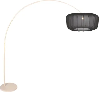 Immagine prodotto di Steinhauer - lampada da terra - Sparkled Light - crema - metallo tessile - lampada ad arco - E27 - 4679CR