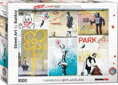 Image de Banksy Collage - 1000 pièces de puzzle - Format 68x48 cm