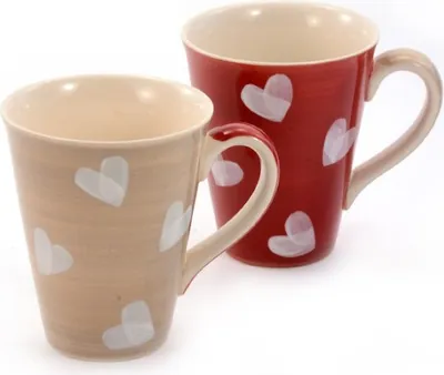 Produktbild von Becher "Corazon" Keramik, 2 fach 0,3 l