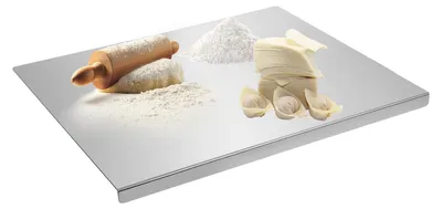 Productafbeelding van Edelstalen snijplank met rand 30 x 40 cm