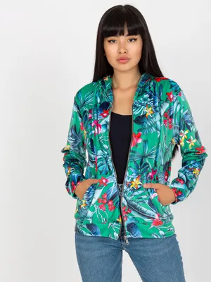Zdjęcie produktu dla Rue Paris Damska bluza rozpinana Bouamama zielona L/XL