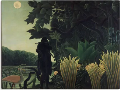 Produktbild von ARTland Leinwandbild Die Schlangenbeschwörerin. 1907 Größe: 40x30 cm
