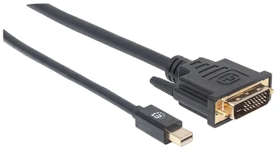 Imagen del producto de Manhattan 152150 Manhattan Mini-DisplayPort 1,2a -> DVI-D(24+1)-Steck. 1,8m