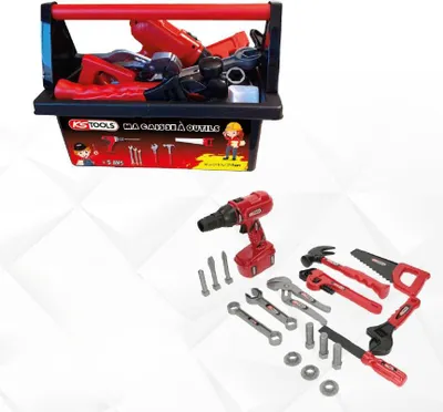 Produktbild von KSTOOLS Werkzeugkiste für Kinder - 20 Teile - 100093