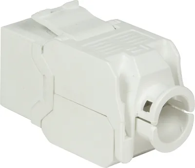 Produktbild von LogiLink NK4004, Weiß, RJ45, Cat6a, 16,3 mm, 38 mm, 23 mm