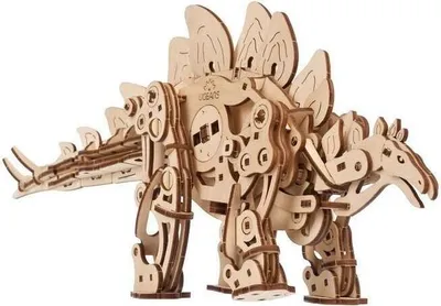 Produktbild von uGEARS Stegosaurus 3D-Holzpuzzle