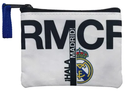 Productafbeelding van Real Madrid Portemonnee, 12,5x9x1 cm, portemonnee met rits