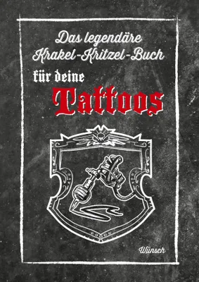 Produktbild von Das legendäre Krakel-Kritzel-Buch für deine Tattoos