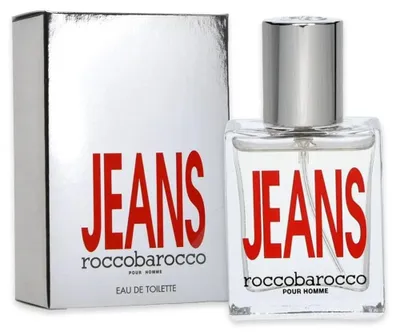 Produktbild von Roccobarocco - Jeans Man Eau De Toilette für Herren – Herrenparfüm mit Zitrum-Mu