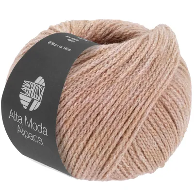 Produktbild von Lana Grossa ALTA MODA ALPACA 50 g edles Garn aus hauchfeinem Baby-Alpaca 140 m Farbe 100 - Beige