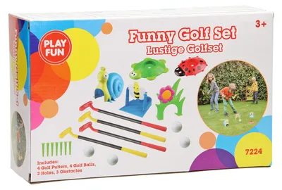 Produktbild von Playfun Golfset Tiere Kunststoff Spielzeug für Kinder