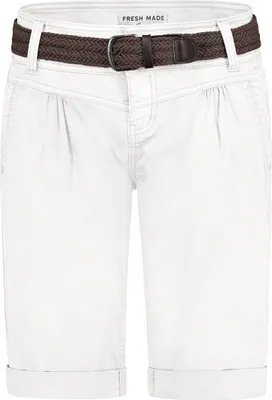 Produktbild von Bermuda Chinoshorts mit geflochtenem Gürtel und Taschen | L