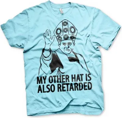 Produktbild von My Other Hat Is Also Retarded T-Shirt - Medium - Skyblue