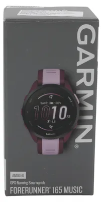 Produktbild von Garmin Forerunner 165 Music, 3,05 cm (1.2"), AMOLED, Touchscreen, 4 GB, GPS, 39 g