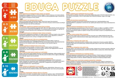 Produktbild von Educa Kätzchen Puzzle 200 Teile für Erwachsene und Kinder ab 6 Jahren, Katze, Weiß