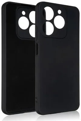 Obrázok produktu pre Čierne silikónové puzdro značky Belin pre telefón Realme C63