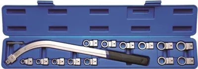 Produktbild von BGS 1312 Spannrollen-Schlüssel-Satz, 12-kant 12-19 mm & E-Profil E10 - E18