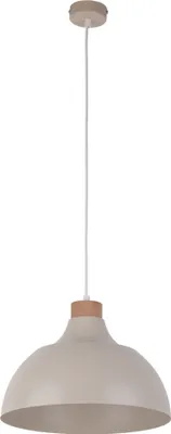 Obrázok produktu pre Závesná lampa CAP, béžová, svetlé drevo, 1xE27x15W, kov, rozmery: 170x34x34 cm, IP20, TK-Lighting