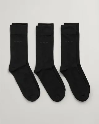 Produktbild von Gant Soft Socken 3 Paare Schwarz EU 43-45 Mann Schwarz EU 43-45