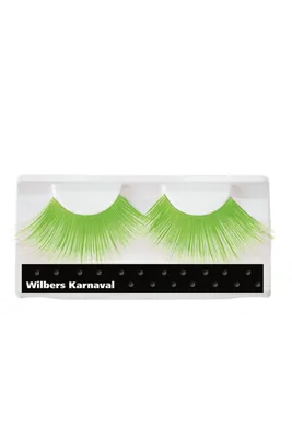 Produktbild von Wimpern Jumbo neongrün mit Kleber