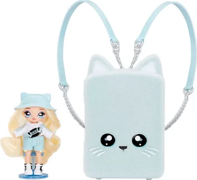 Produktbild von Na Na Na Surprise Mini Rucksack Khloe Kitty Puppe Grau Grau One Size