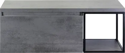 Obrázok produktu pre Kúpeľňová skrinka pod umývadlo Sanox Frozen betón antracit 120,2 x 43,6 x 45 cm