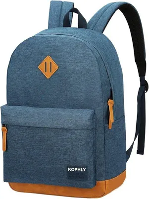 Produktbild von Großer Blauer Reise-Rucksack 18 Zoll für Uni Arbeit