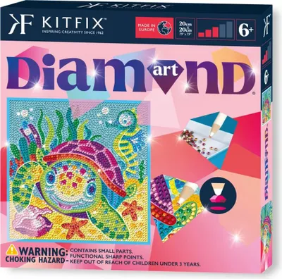 Obrázok produktu pre Maľovanie korytnačiek s diamantmi Kitfix - Classic 6+