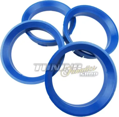 Produktbild von 4x Alufelgen Zentrierringe Zentrierung von 66,6mm auf 57,1mm MARKENQUALITÄT #2