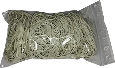 Produktbild von 100g Gummiringe weiß 25 mm Ø 1,2 x 1,2 mm breit