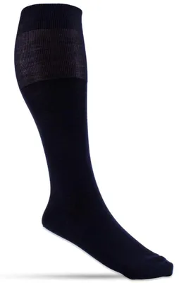 Produktbild von Langer & Messmer Herren Kniestrümpfe aus weicher Baumwolle Farbe Dunkelblau Größe 46-47