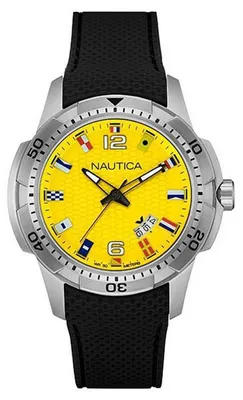 Produktbild von Nautica Herren Uhr Armbanduhr NAI13516G Silikon
