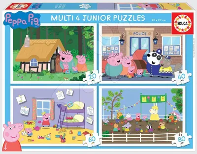 Immagine prodotto di Educa - Set di puzzle per bambini Peppa Pig, Multicolore (18645) EDUCA