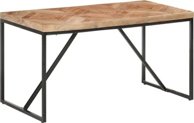 Zdjęcie produktu dla vidaXL Stół do jadalni 140x70x76 cm lite drewno akacjowe i mango