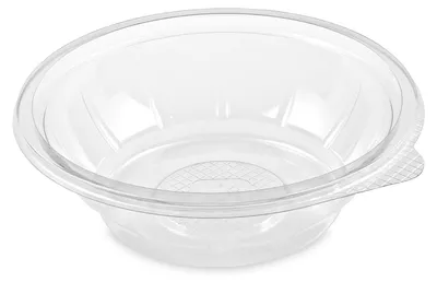 Produktbild von 50x Salatschalen rund Ø 17,6 x 4,8 cm klar 500 ml (PET)