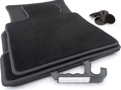 Immagine prodotto di Tappetini per Mini Electric F56 dal 2020 tappetini in moquette velours auto set qualità originale 4 pezzi nero