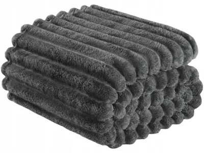 Immagine prodotto di Coperta - Copriletto - Coperta coccolosa calda e morbida - 180x200 cm - Coperta e copriletto in pile per divano letto - Grigio