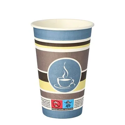 Produktbild von 1000 tradingbay24 Trinkbecher, Pappe To Go 0,3 l Ø 8 cm, 11,7 cm tbU90129 Pappbecher Kaffeebecher