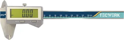 Image de Calibre à coulisse DIN 862 IP67 150mm dig.avec vis écrou.TECWERK